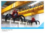 China's high quality and low price 30 ton garbage grab bridge double beam crane,