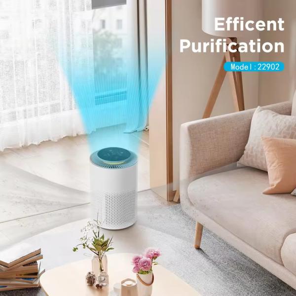 80m3/H PM2.5 Electric Air Purifier Office Small Desktop Air Purifier Remove
