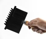 Wooden Handle Horse Grooming Curry Comb Arch Shape For Quick Grooming