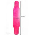 46inch 8ply Maple Girl Dancing Longboard Complete Double Kick Concave Longboard