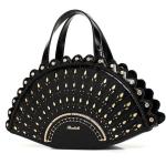 Peacock creative fashion handbag female black tide personality cute cartoon