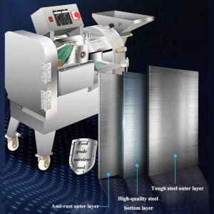 China 50Hz Cabbage Cutting Machine Cabbage Slicer Machine For Spinach factory