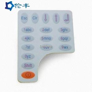 China Graphic Overlay Silk Screen Printing Electric Circuit Control Membrane Switch factory