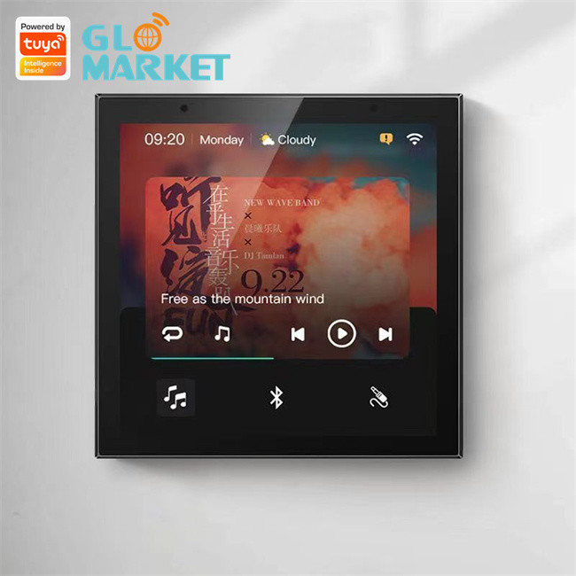 Wifi Smart Control Panel IR Remote Control Tuya Zigbee Gateway 4 Inches
