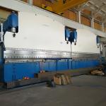 CNC Tandem Hydraulic Press Brake Model 2-WE67K-1200/6250 For Making Monopole