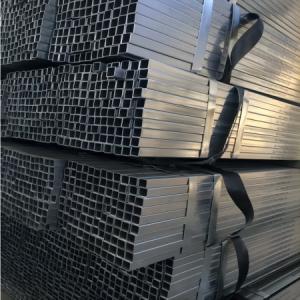 China ASTM ISO9001 Q195 A500 A53 Rectangular 30 - 60g Aluminum Galvanized For Fluid Pipe factory
