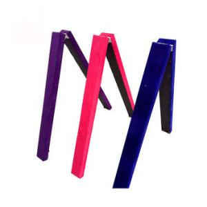 China Children Household Fold Up Balance Beam Purple With PVC Wood Core Material factory