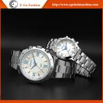 027C Branding Watch Stainless Steel Watches for Man Couple Watch Quartz Analog