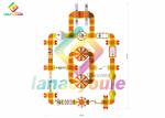 0.6mm Inflatable Floating Water Park For Outdoor Playground
