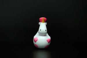 China Personalized Unicorn Plastic Figures Toys As Gift For Family White Color factory