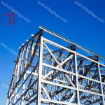 Prefabricated Steel Structure Dairy Cow Shed , Modern Metal Agricultural Sheds