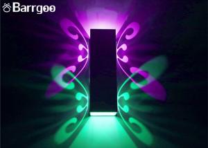 China Hollow Butterfly Indoor LED Wall Lights Lamp 2W 6W Colorful KTV Bar Illumination factory