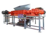 high efficiency two shear shredder / double shaft shredder / two rotor crusher/