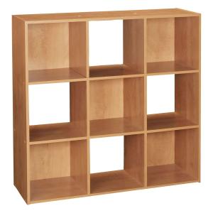 China Gondola Supermarket Display Shelving Rack Double Sided Wood Metal factory