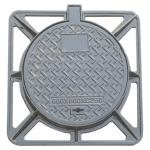 Heavy-Duty Ductile Iron Manhole Cover with Customized Logo