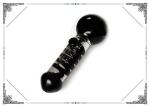 5.5 Inches Glass Smoking Pipe Freezable Coil Handpipe With Clycerin Glass