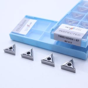 China MF412 Carbide External Turning Insert , Negative Carbide Insert TNMG160404-KF factory