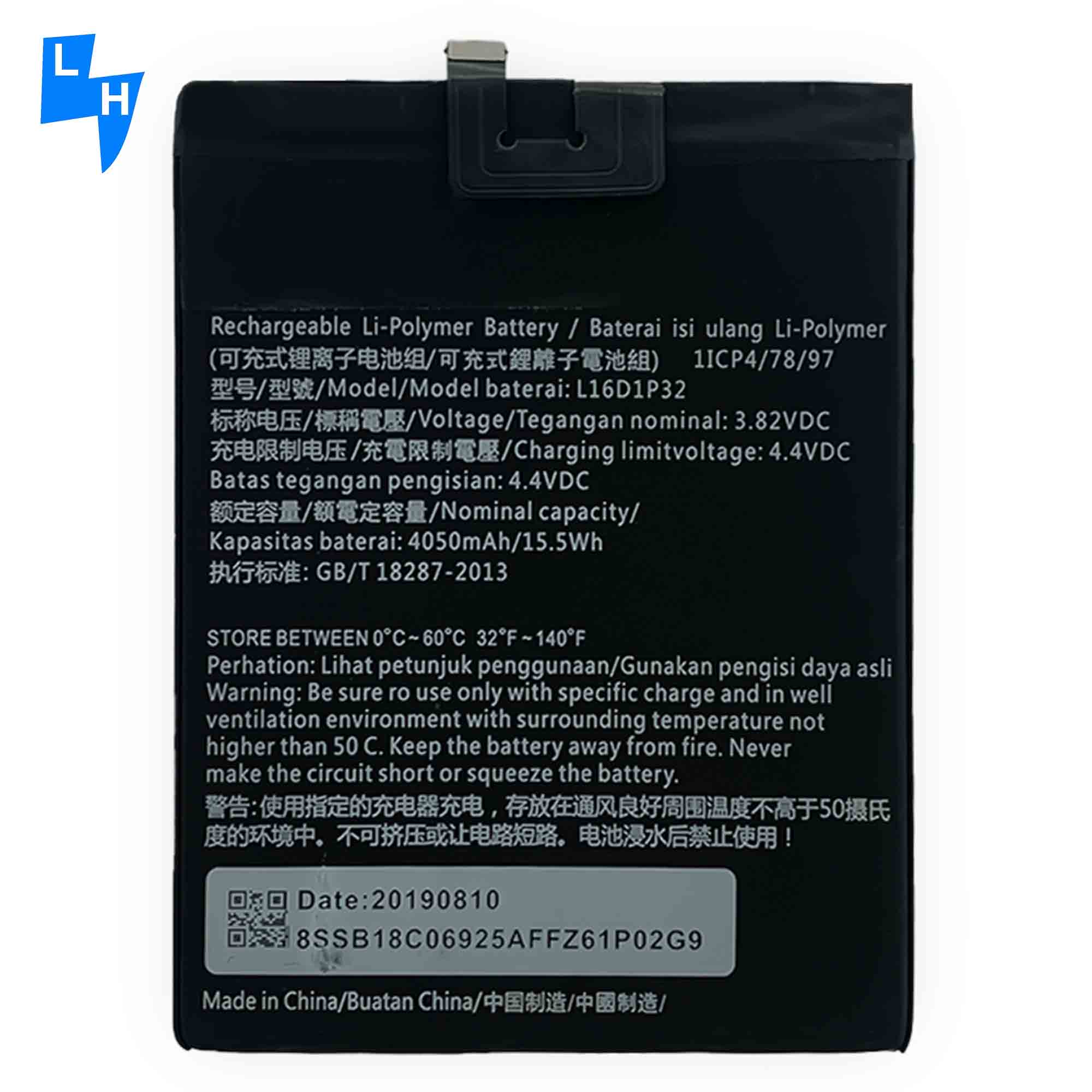 4050mAh L16D1P32 Phab2 Plus PB2-670N PB2-670M PB2-650 Tab Battery for Lenovo PB2-650