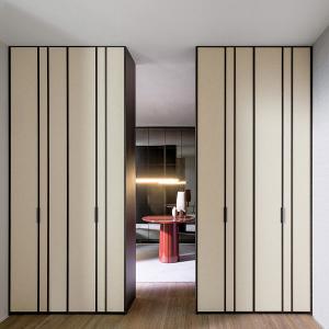 China Modern Bedroom Sets Customized Closets Wood Interior Wardrobes Cabinets Built in Wardrobe factory