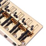 Gold 5 Saddle Electric Guitar Bridge Guitar Replacement Parts With Wrench