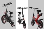 Professional Fold Up Electric Bicycle , High Speed Lightweight Foldable Electric