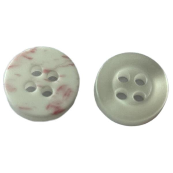 Four Hole Fake Pearl Effect Use On Shirt Fancy Plastic Buttons With Colorful