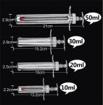 Pet Health Care 50ml Veterinary Metal Syringe 21CM Veterinary Injection Gun