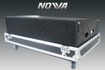 High Output Dual 12" Line Array Subwoofer 136 dB For DJ Stage / Concert