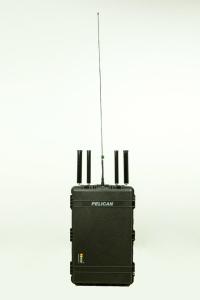 China 20 - 2700Mhz Portable Mobile Signal Jammer , EOD Cell Phone Signal Blocker Device factory
