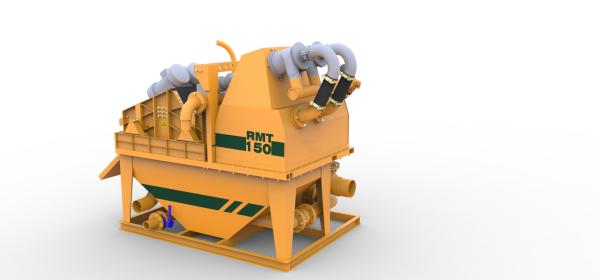 RMT150 Drilling Slurry Hydrocyclone Mud Desander Bore Pile Construction Solid