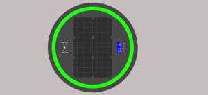China Under Embed 30W 20Ah LiFePO4 Solar Charging Coffee Table factory