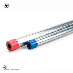 China Galvanized Steel BS4568 Conduit / BS4568 TUBE / GI PIPE With Protection Cap factory