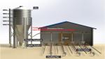 2.5tons To 12tons Breeding Tower Large Capacity Poultry Pig House Feed Storage