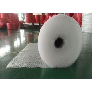 China White Shockproof Bubble Packaging Rolls , Air Bubble Cushioning Wrap Rolls on sale
