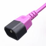 C13 C14 Extension Power Cord VDE UL 16A 250V 3 Pin Plug IEC Cable