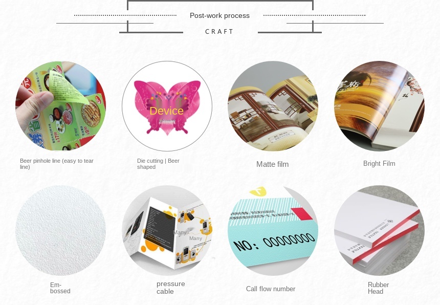 Custom Instruction Manuals Various Languages Folding Paper Instructions Leaflet Die Cut Brochure