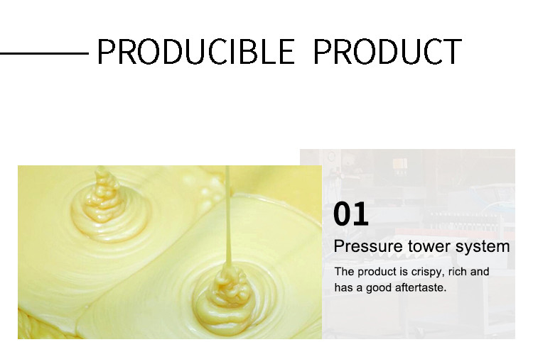 Stainless Steel Tart Shell Product Line Sugar Egg Rolled Cone Making Machine