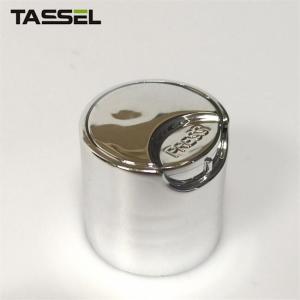 China 24/410 Shiny Silver UV Coated PP Disc Cap Plastic Bottle Cap for shampoo factory