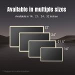 Uitra-narrow Frame Digital Family Wall Calendar , Online Monthly Digital Family