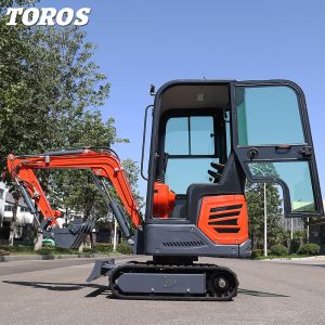 Lightweight Mini Crawler Excavator Max. Vertical Digging Depth 1655mm
