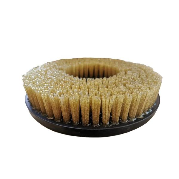 Leather Surface Grinding Round Steel Brush with Diamond and Diamond Abrasive