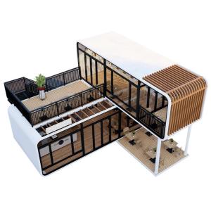 China 20ft Quality Apple Cabin House with 2 Beds for Modular Hotels Stay factory