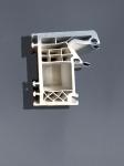 High Security UPVC Window Profiles Weather Resistant Custom Design