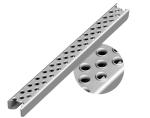 Galvanized 2.5mm Thickness Metal Ladder Rungs Heavy Duty Lightweight