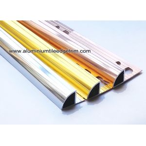 China High Gloss Polished Aluminium Tile Edge Trim 2m Rust - Proof Interior Decoration  on sale