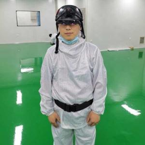 China Face Recognition 14μm Smart Temperature Measuring Helmet on sale