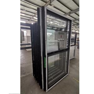 China Customized Size UPVC Low-E Glass Vinyl Single Hung Windows for Long-Lasting Performance factory