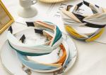 GLH007 Spring/summer new cross hair hoops wide edition color fabric women's hair