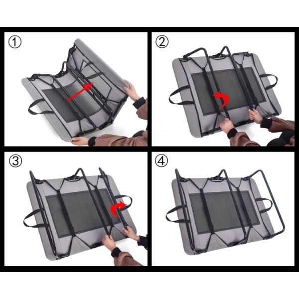 Outdoor Indoor Pet Bed Cushion Elevated Cooling Pet Cot Bed With Strong Mesh Steel