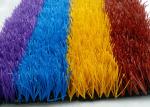 Custom Natural Green Coloured Artificial Grass For Garden Playground